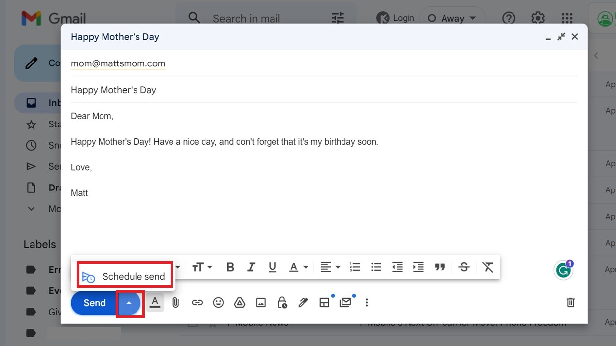 Can you schedule an email in Gmail? Yes, here’s how