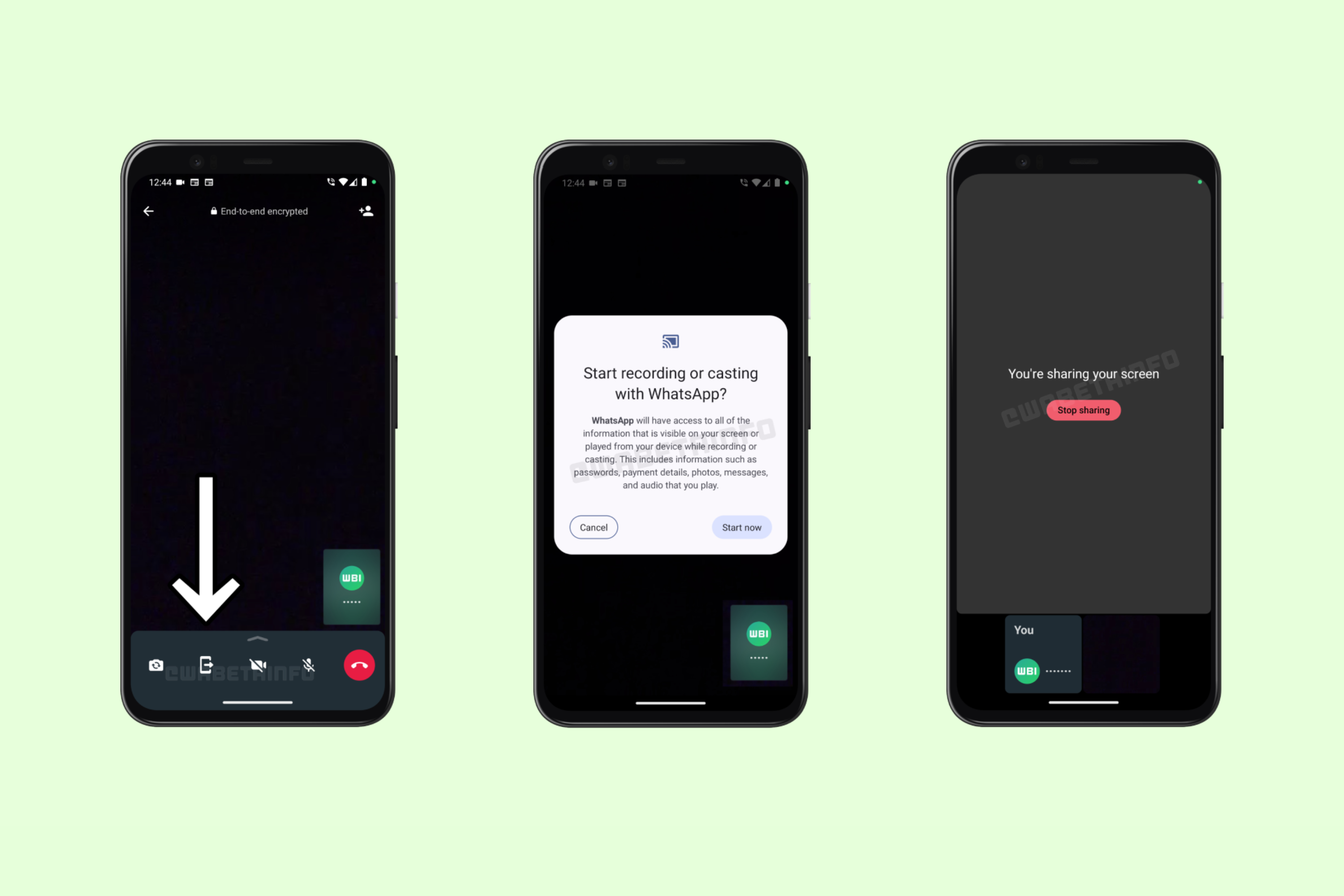WhatsApp beta brings screen sharing and updated navigation bar to Android