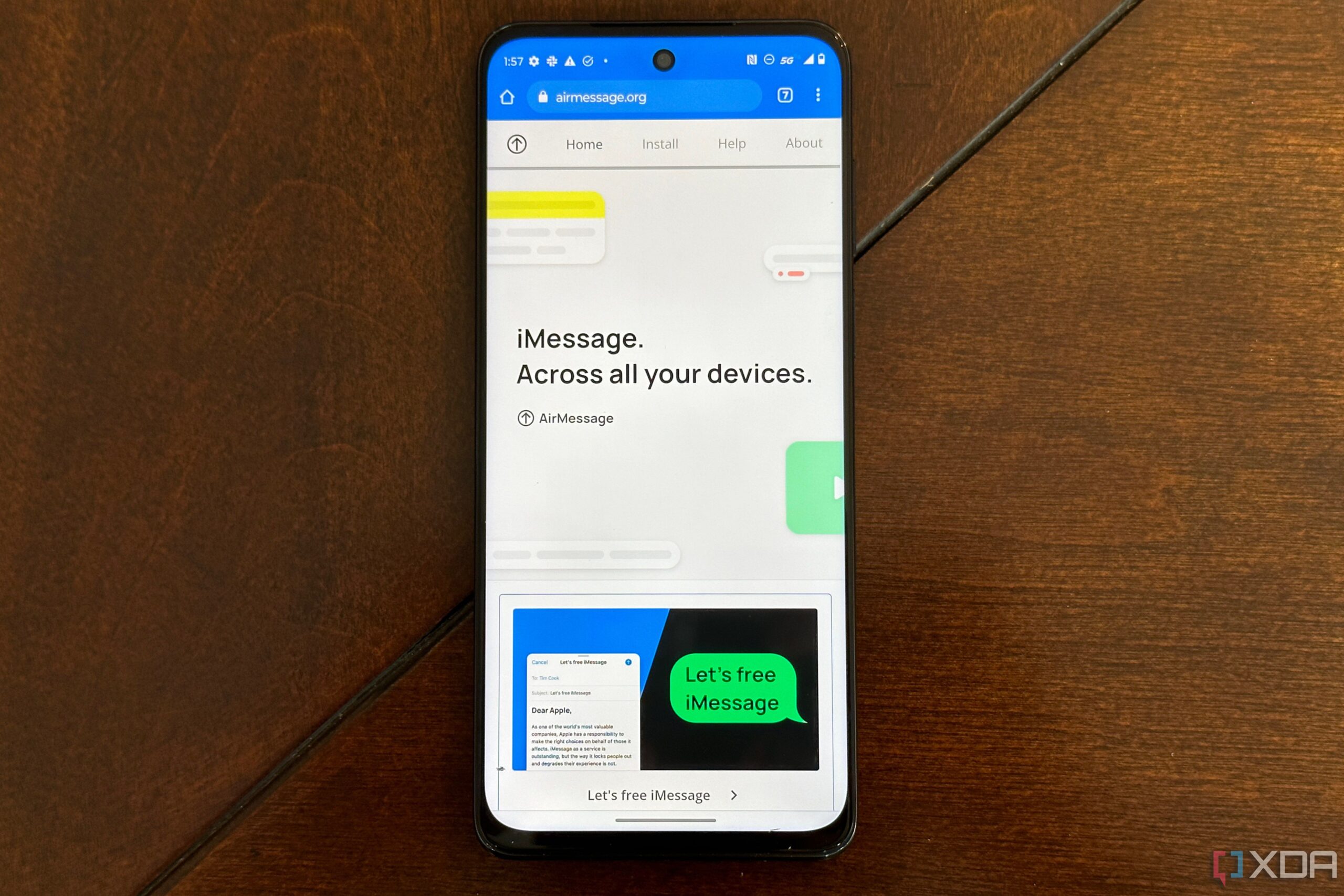 How to use iMessage on Android with AirMessage