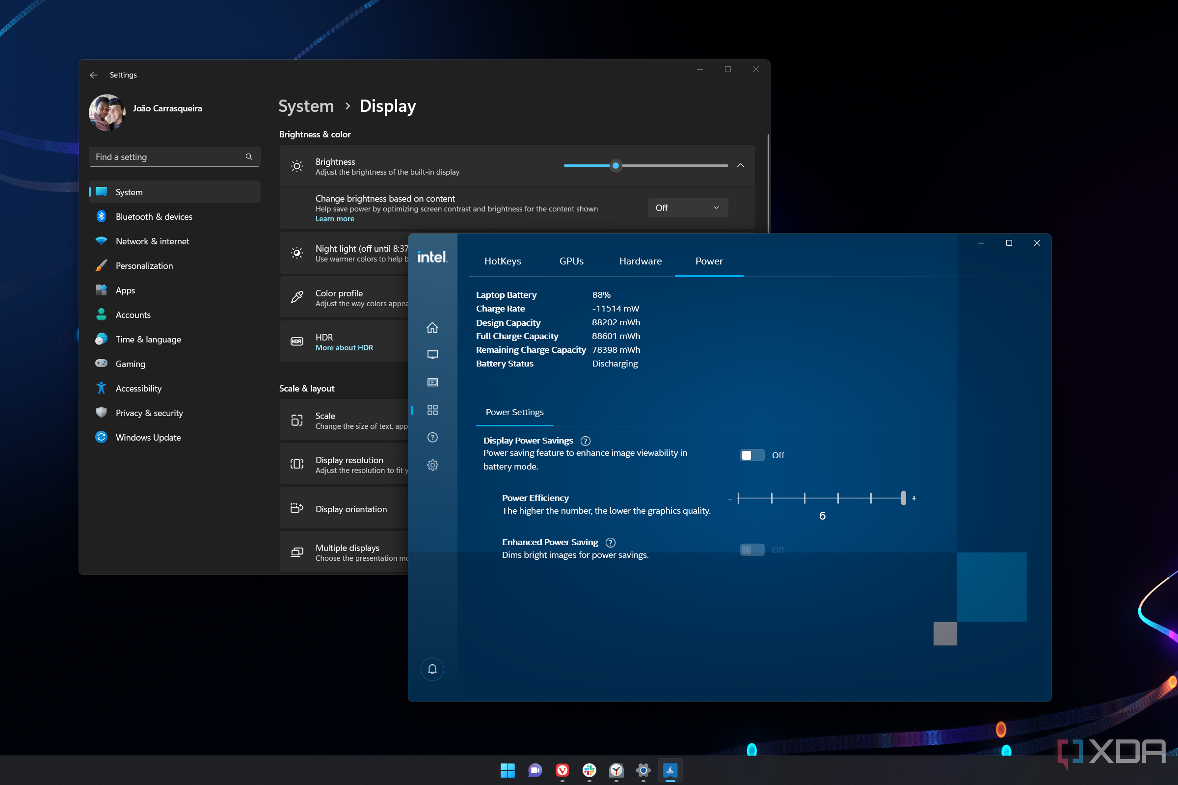 How to disable display power savings in Windows 11