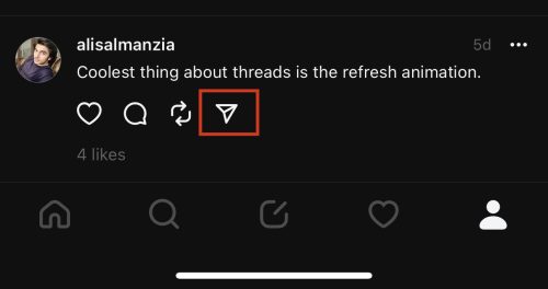 How to SHare Threads Posts on Twitter