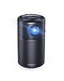 Image of Anker NEBULA Capsule Mini Projector, Smart Wi-Fi Portable Projector, 100 ANSI Lumen, 360° Speaker, Movie Projector, 100 Inch Picture, 4-Hour Video Playtime, Neat Projector, Home Entertainment