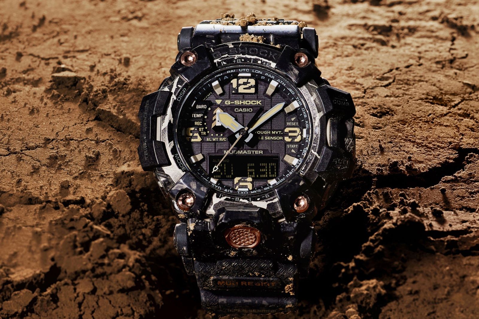 The G-Shock Cracked Mud Mudmaster is another must-have limited edition watch