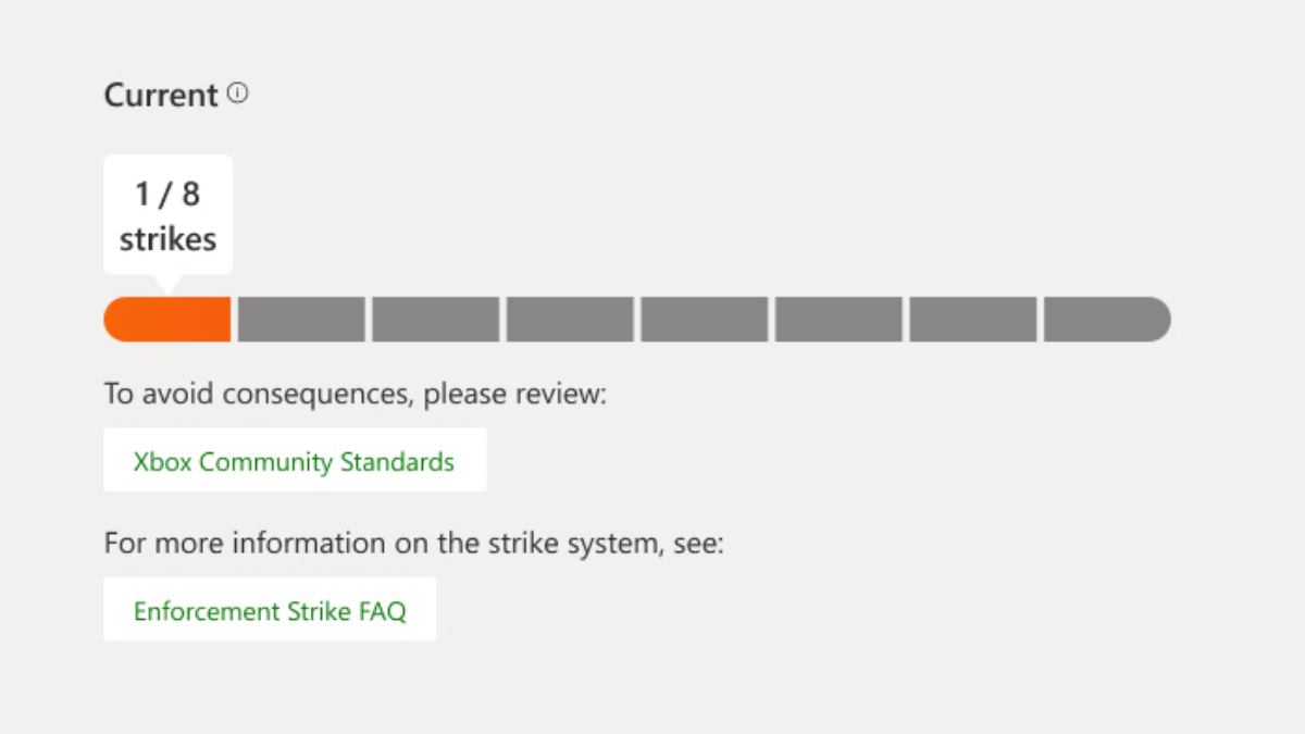 Xbox enforcement strike system, explained