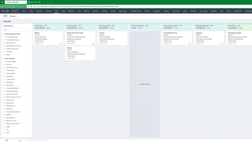 Zoho CRM review: Feature-packed professional CRM