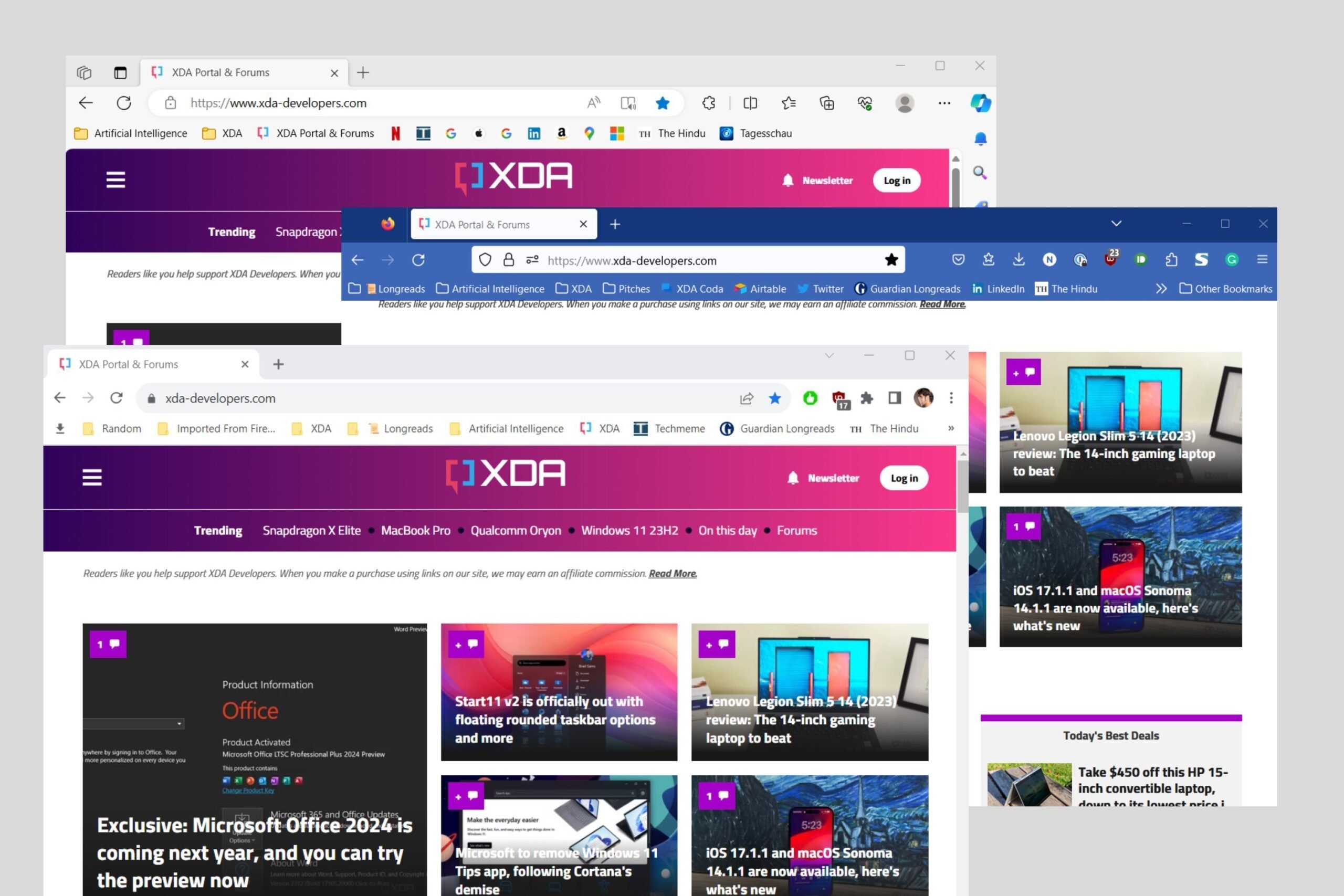How to manage bookmarks in Chrome, Firefox and Microsoft Edge