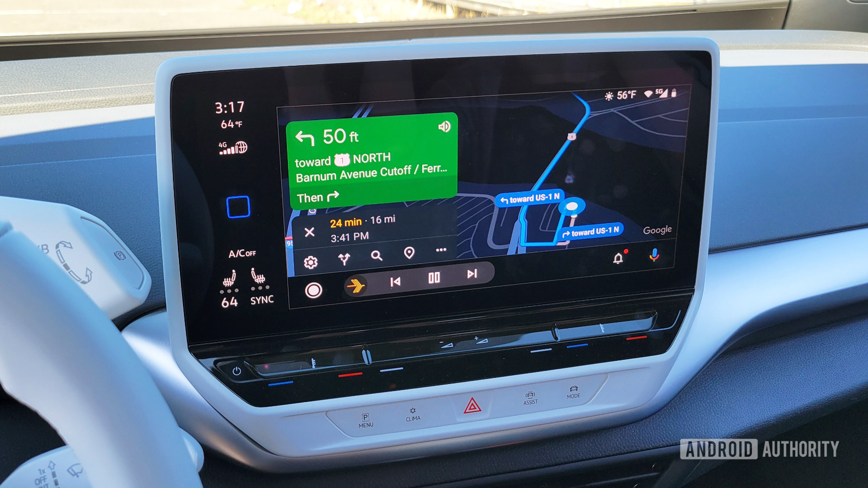 Android Auto will now let you save your parking location when you arrive at your destination