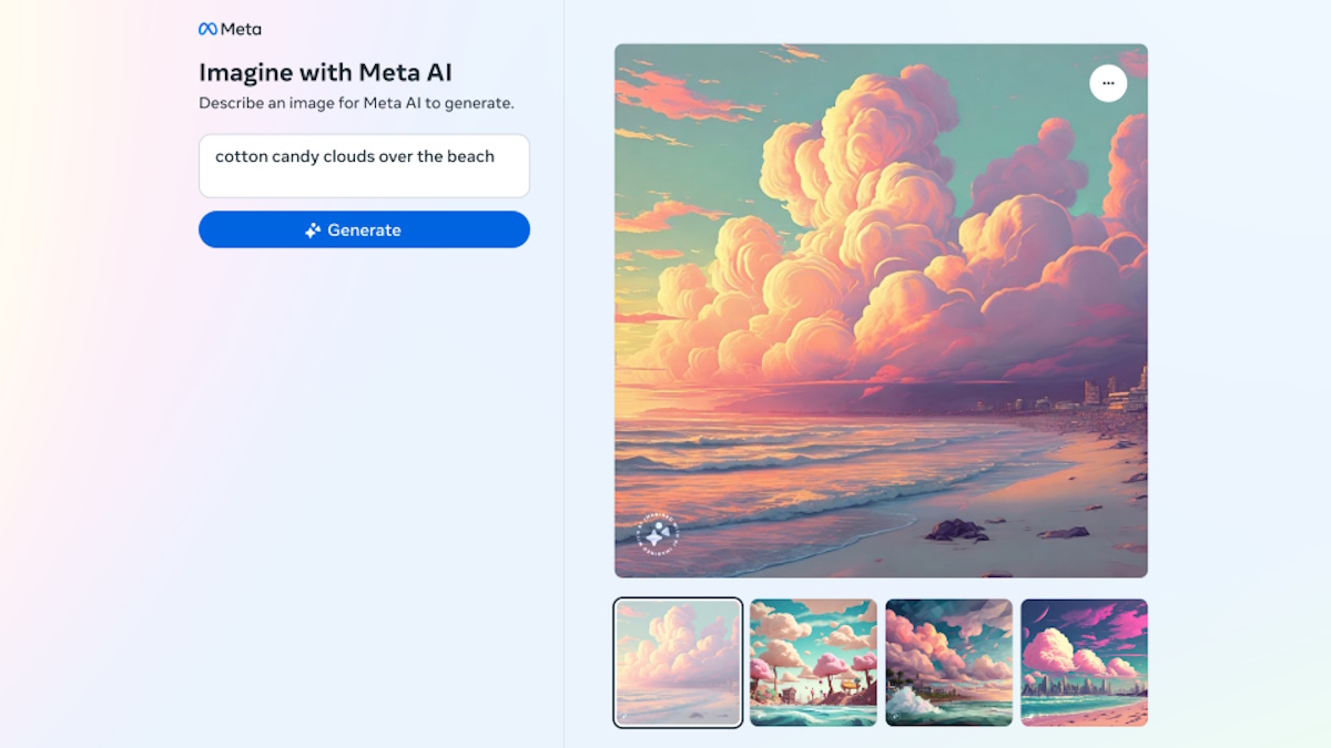 Meta launches Imagine, a standalone AI image generator