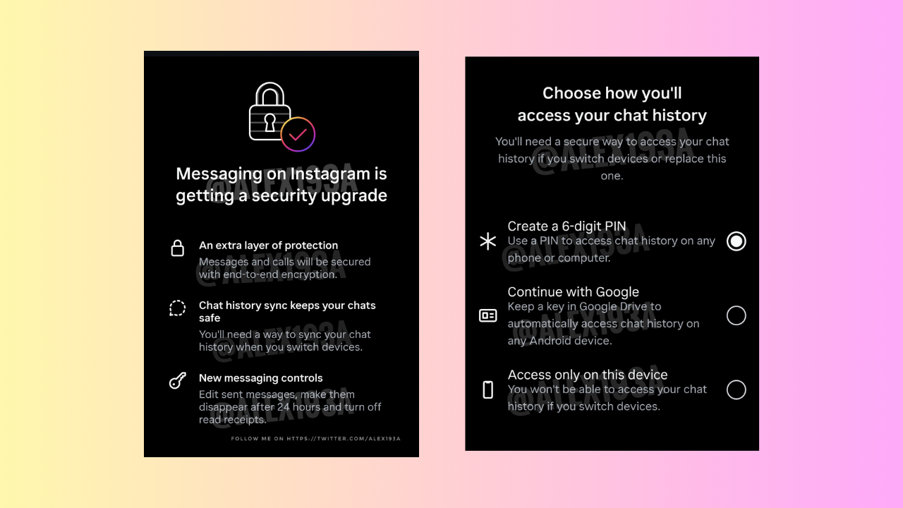 Instagram Enhanced Messaging Features: End-to-End Encryption and Chat History Accessibility