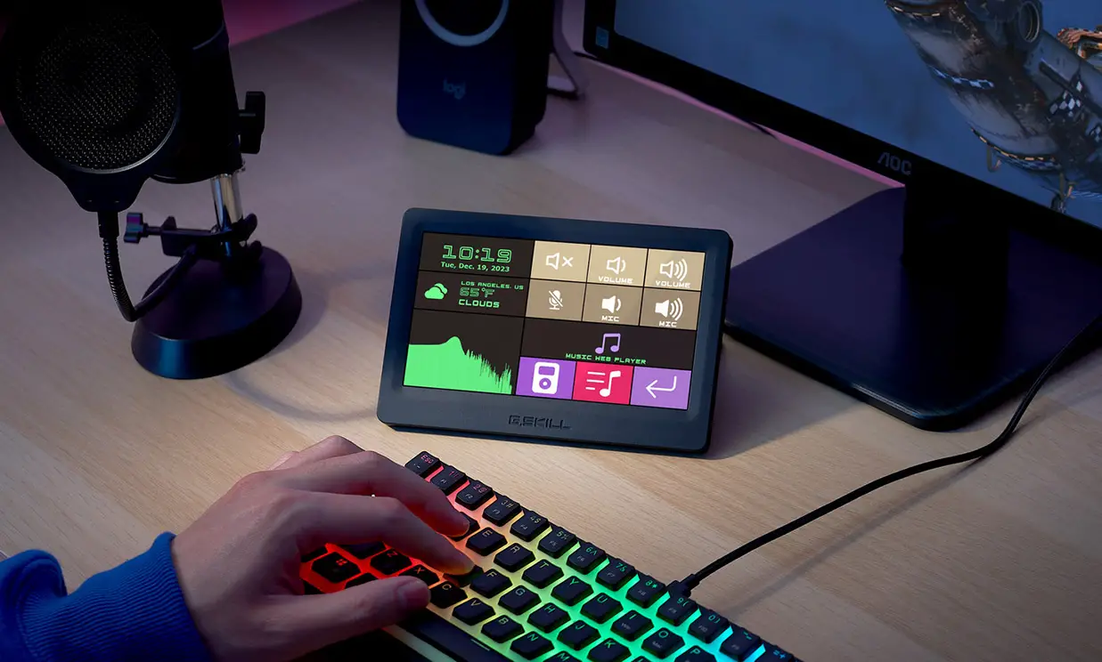 G.SKILL introduces its latest versatile widget dashboard device — WigiDash PC Command Panel