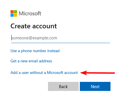 Add user without a microsoft account - Fixed: Can’t Run CMD as Administrator on Windows 11