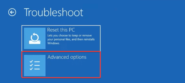 Advanced options 600x271 - All Ways to Boot in Safe Mode on Windows 11