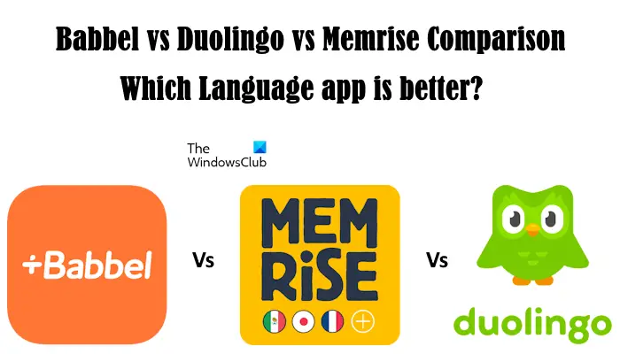 Babbel vs Duolingo vs Memrise Comparison