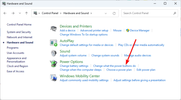 Change power settings 600x332 - Top Fixes When Windows 11 Gets a Black Screen After Sleep