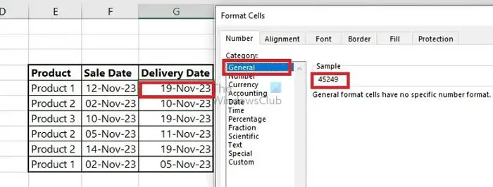 Date Number In Excel