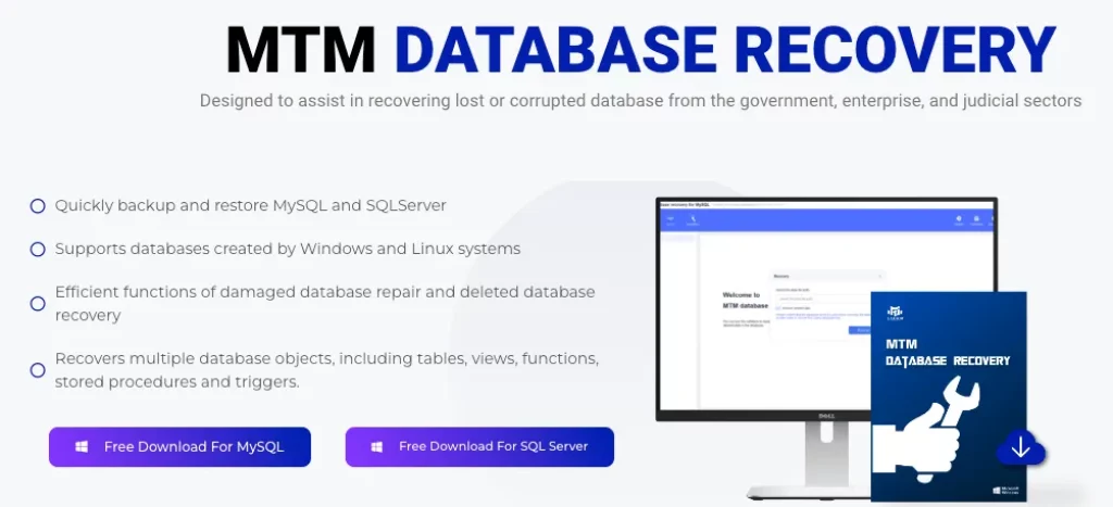 Download MTM Database Recovery software