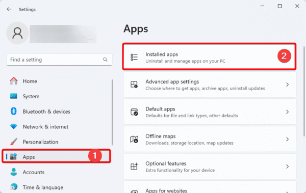 Installed apps 600x379 - Top Ways to Uninstall Apps on Windows 11