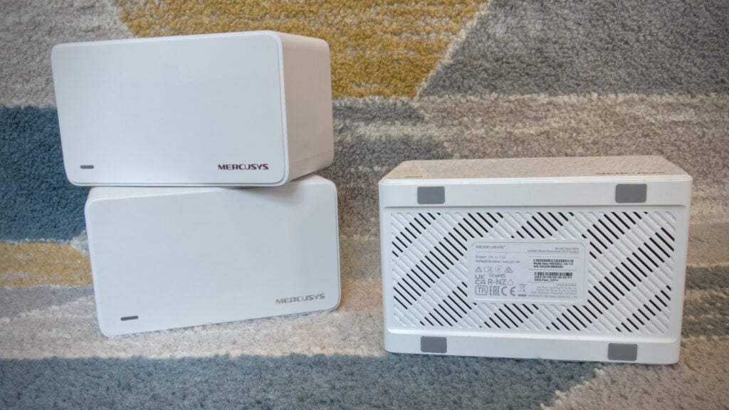 Best wireless routers, one node pictured from beneath