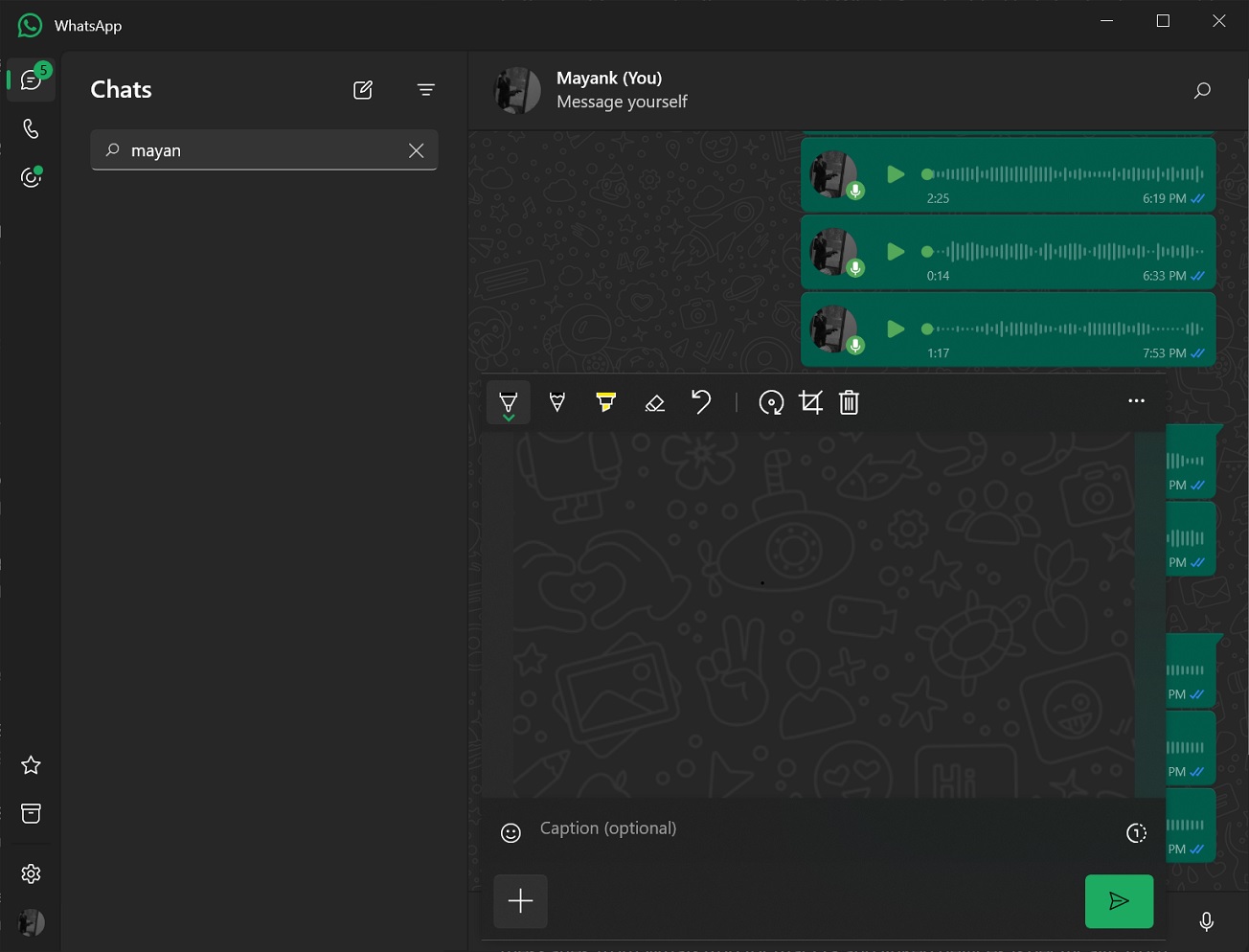 WhatsApp rolls out send view once and unknown chats on Windows 11, Windows 10