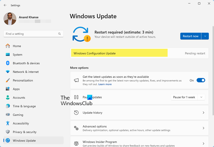 What is Windows Configuration Update? -