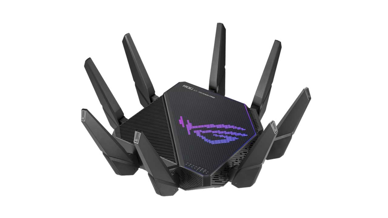 High-performance wireless gaming router with eight antennas.