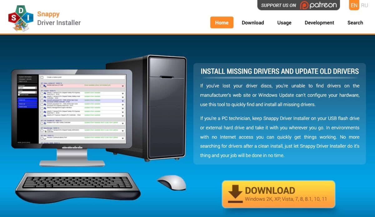 Download Snappy Driver Updater