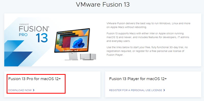 download vm fusion