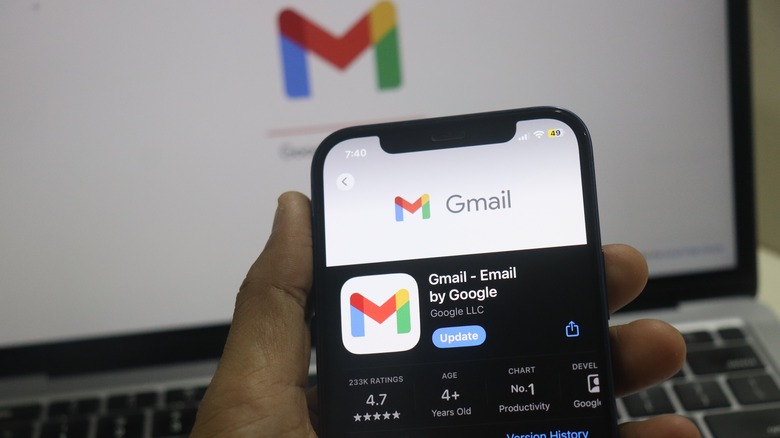 Gmail on iPhone and MacBook