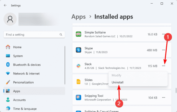 remove installed apps 600x379 - Top Ways to Uninstall Apps on Windows 11