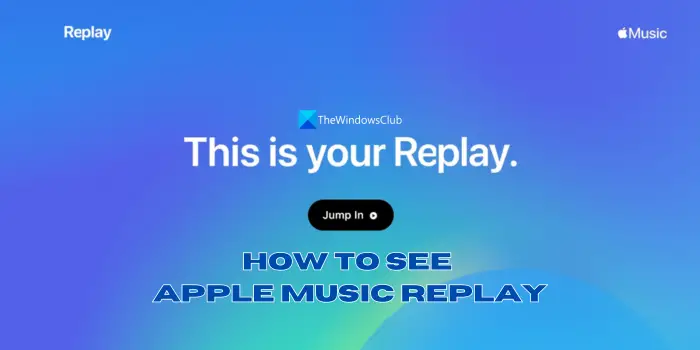 see Apple Music Replay