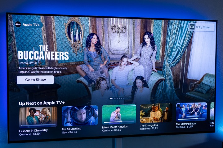 The home screen of Apple TV Plus.