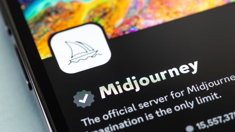 midjourney official server on phone