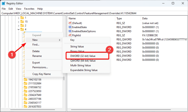 32 bit value 600x358 - Fixed: Windows 11 Missing Task Manager Right-Click Taskbar Option