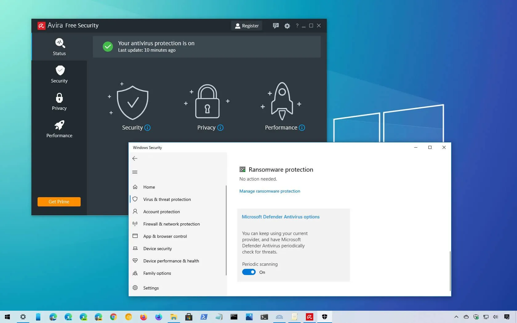 How to enable Defender Antivirus Periodic scanning on Windows 10