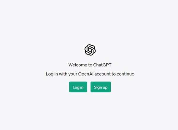log in with your ChatGPT account