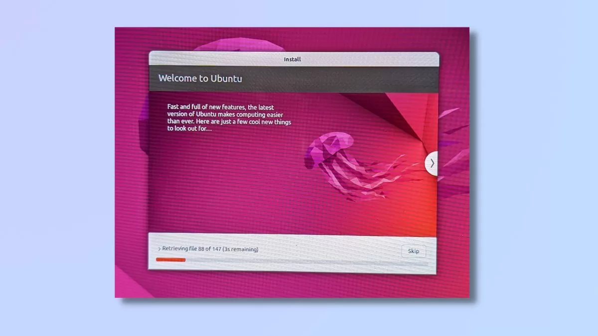 Ubuntu installation Wizard
