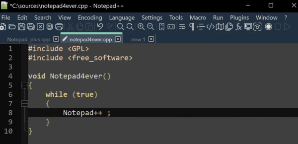 Notepad 600x290 - Best Code Editors for Windows 11