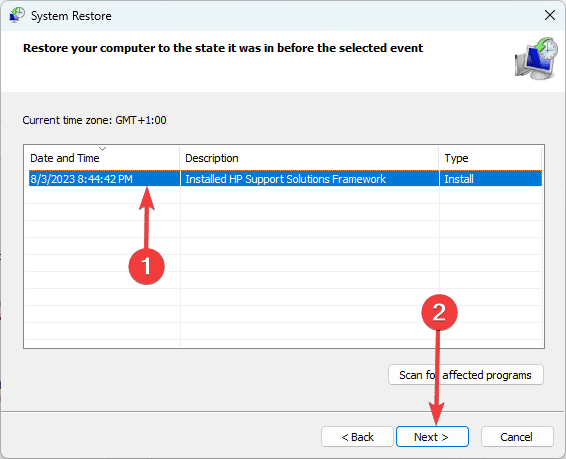 Restore options - Windows 11 Task Manager Not Responding: Top Fixes