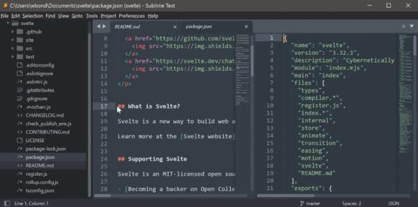 Sublime text 600x298 - Best Code Editors for Windows 11