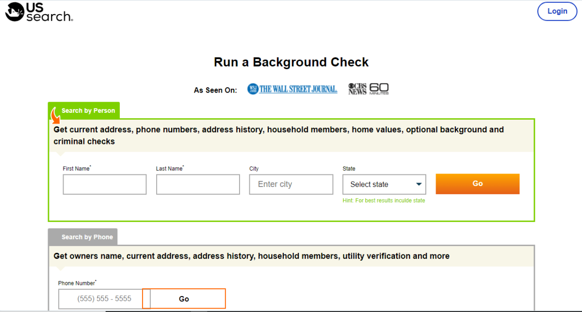 US Search background check