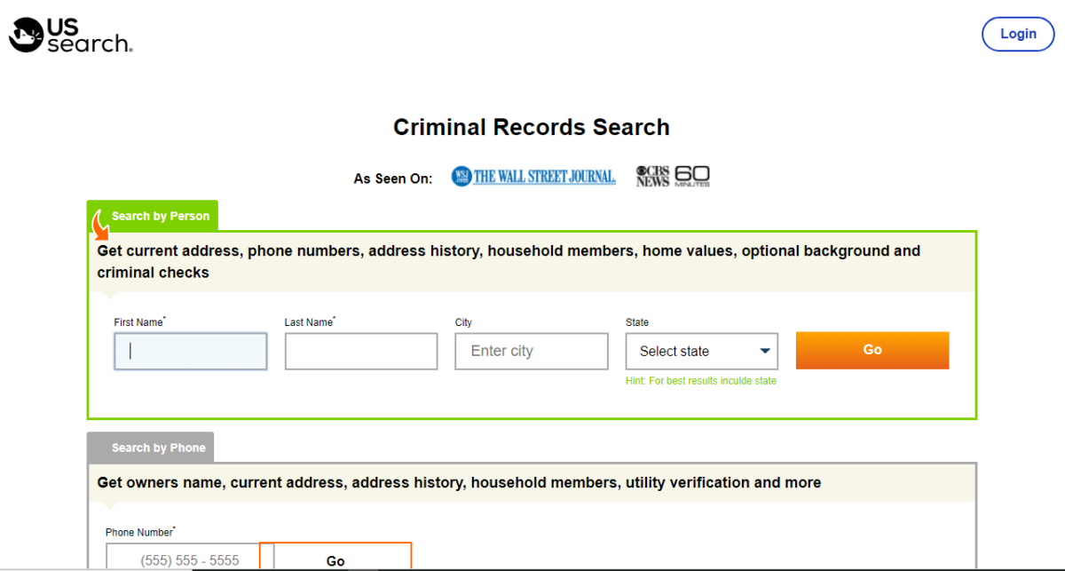 US Search criminal records search