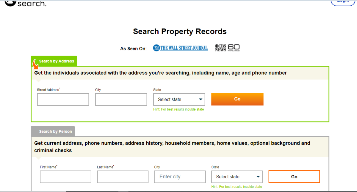 US Search property records