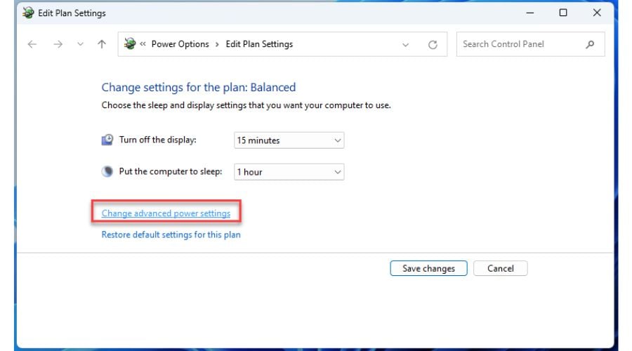 USB not working Windows 11 Change Power Plan Advanced Settings