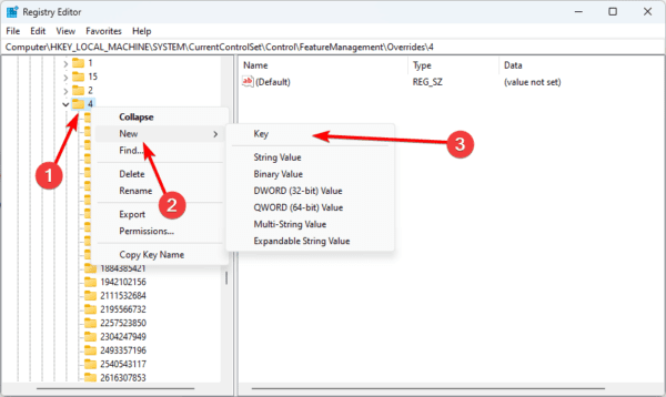 create new key 600x358 - Fixed: Windows 11 Missing Task Manager Right-Click Taskbar Option