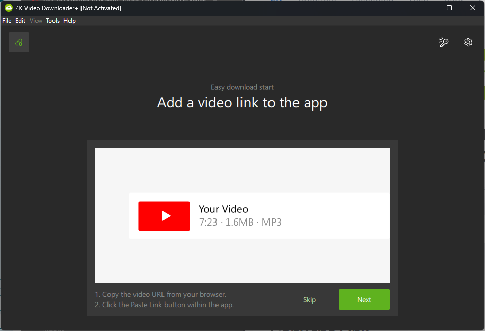 4K Video Downloader interface