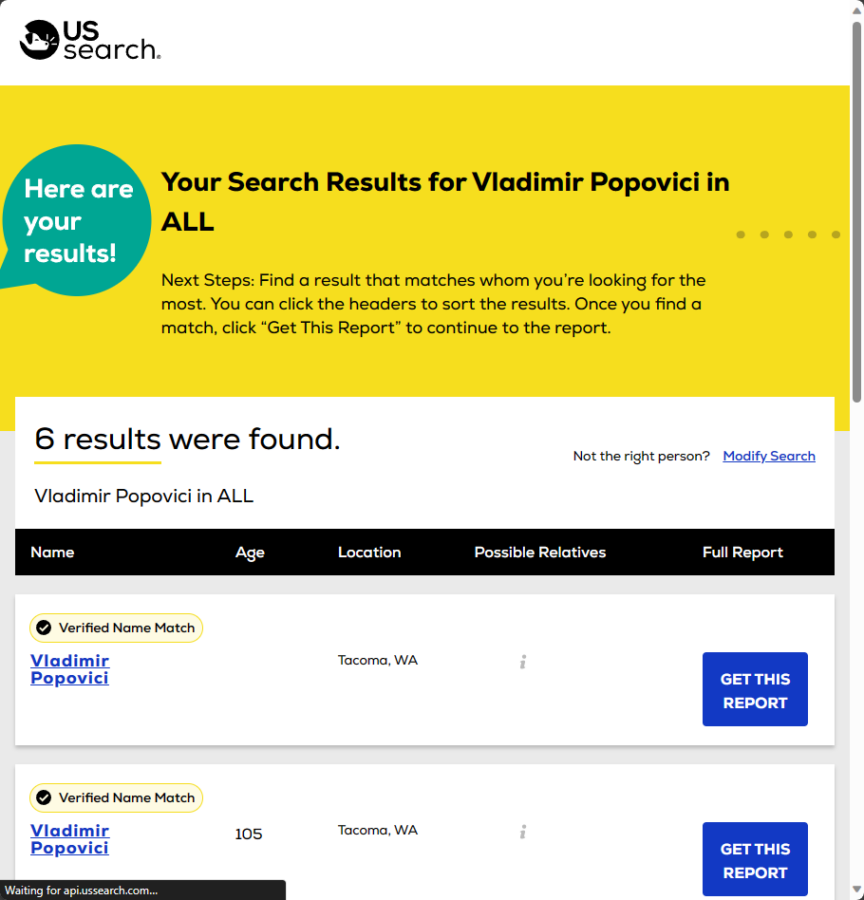 ussearch results
