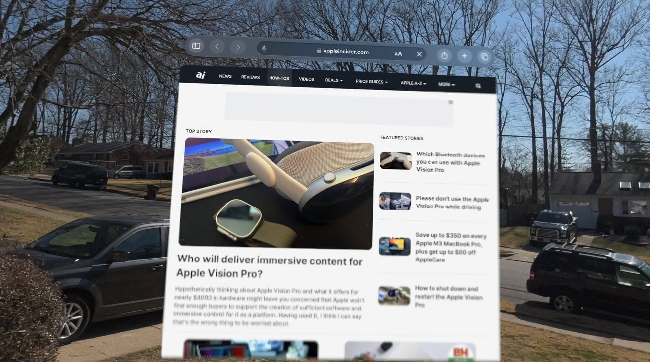 How to screen capture Apple Vision Pro