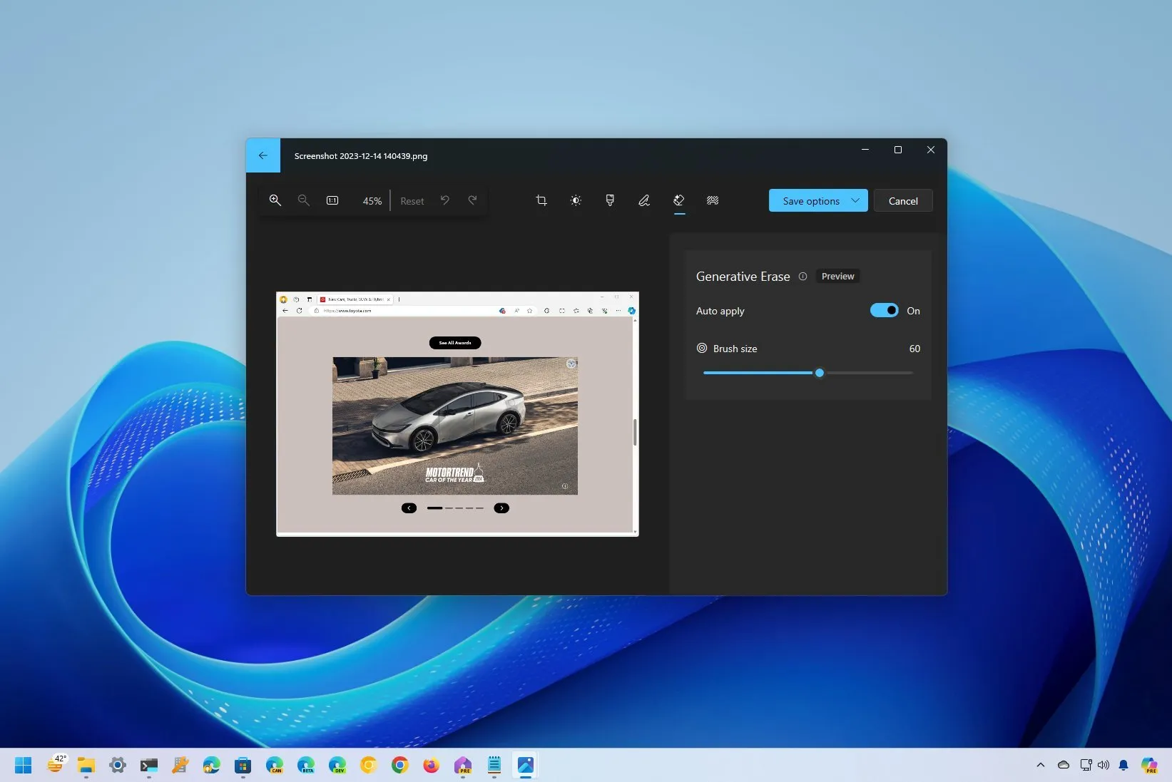 How to erase distractions from pictures on Photos app for Windows 11, 10