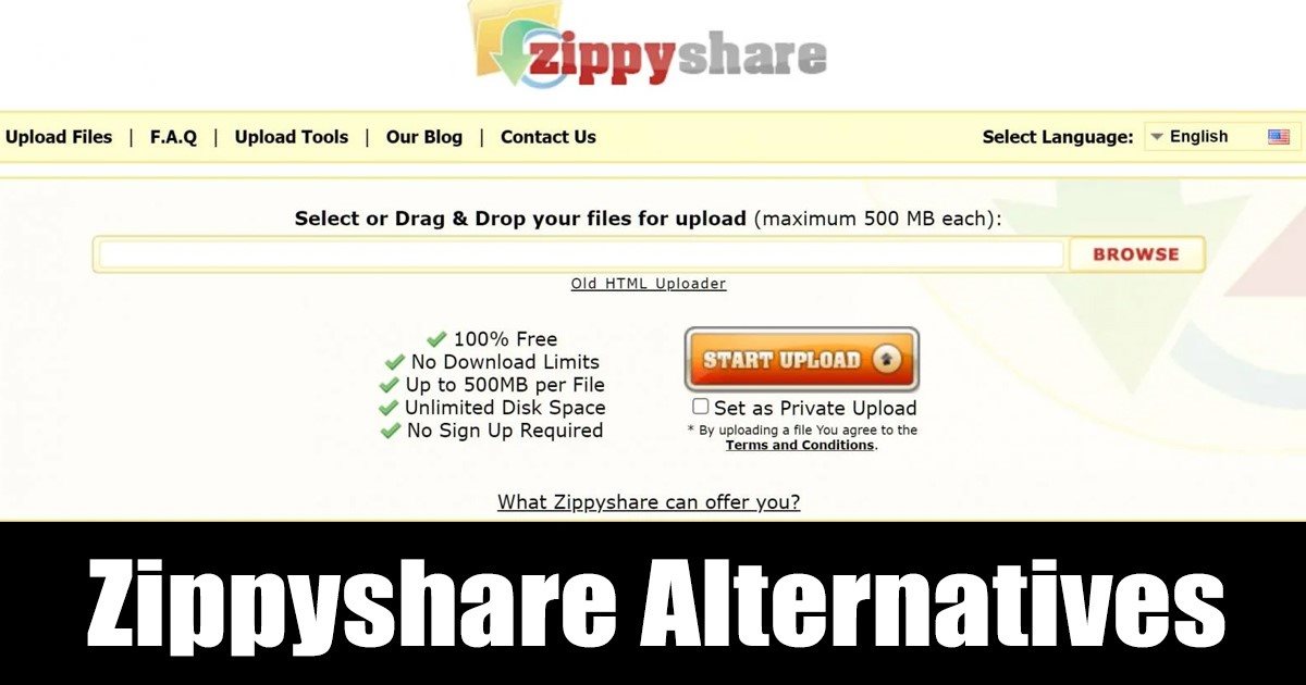 Zippyshare Alternatives: File Hosting & Sharing Sites