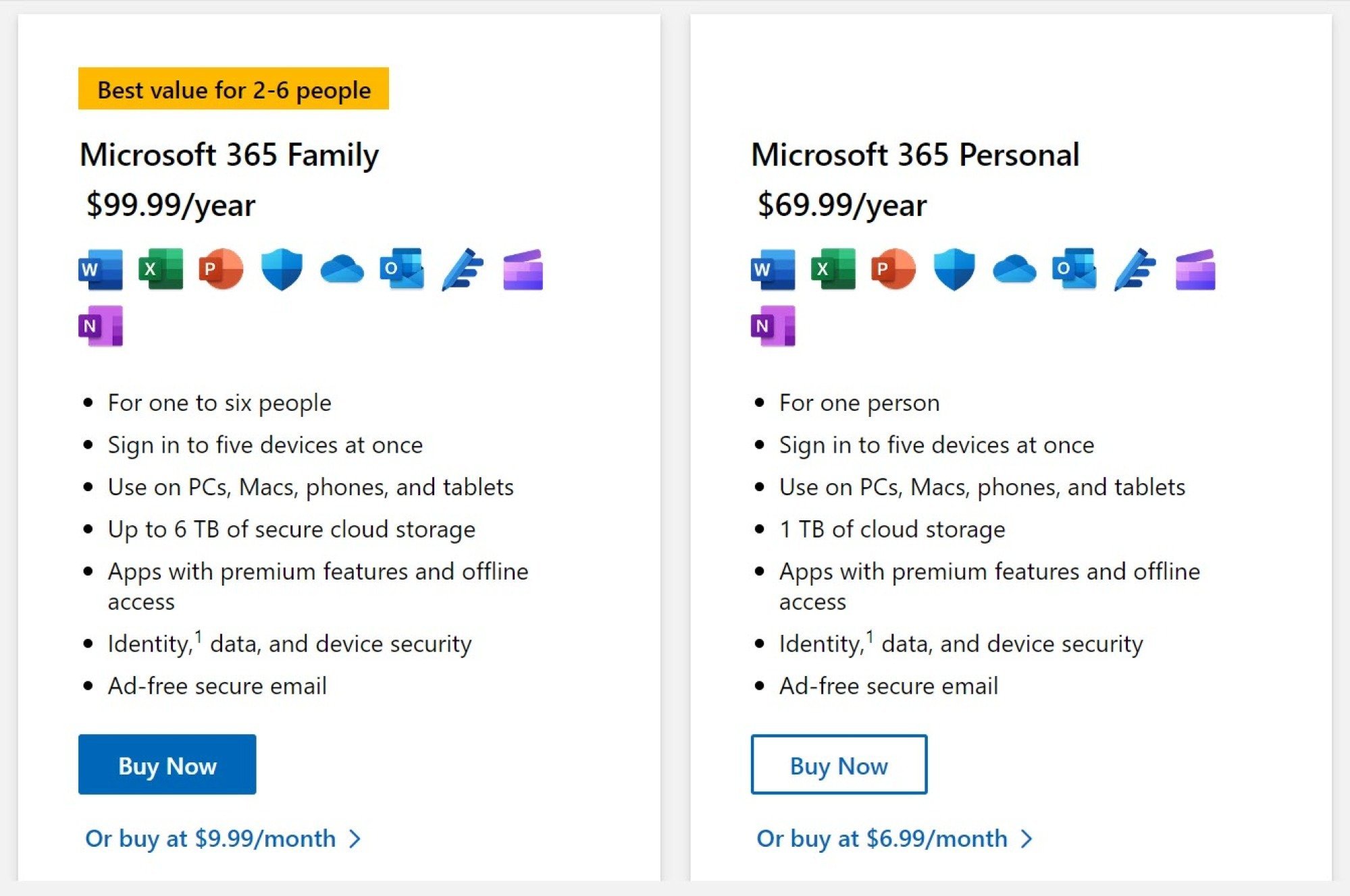 Microsoft 365 Subscription Plans